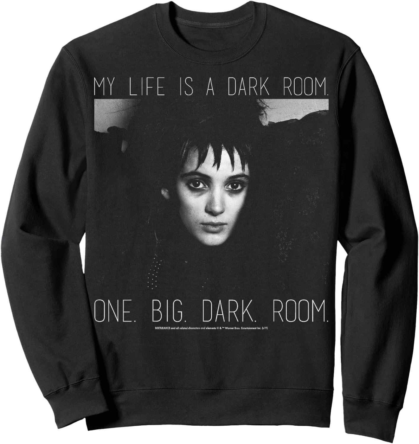 Beetlejuice Lydia One Big Dark Room Sweatshirt - Sweatshirt | Black