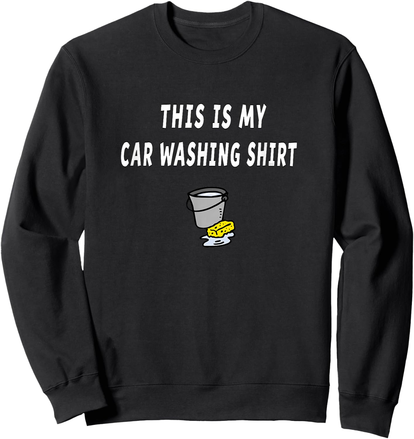 Car Washing Shirt Funny Car Lover Truck Van Auto Detailing Sweatshirt - Sweatshirt | Black