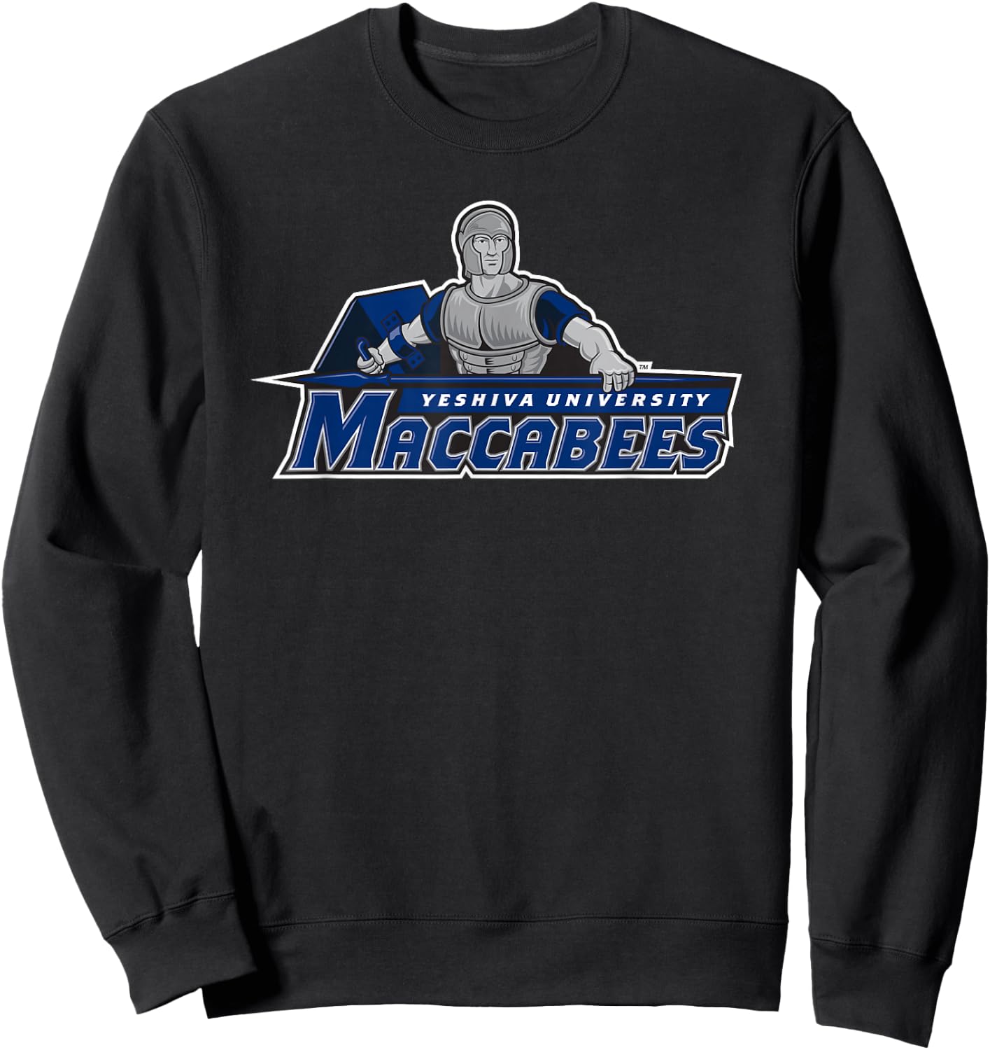 Yeshiva University Maccabees Logo Sweatshirt - Sweatshirt | Black