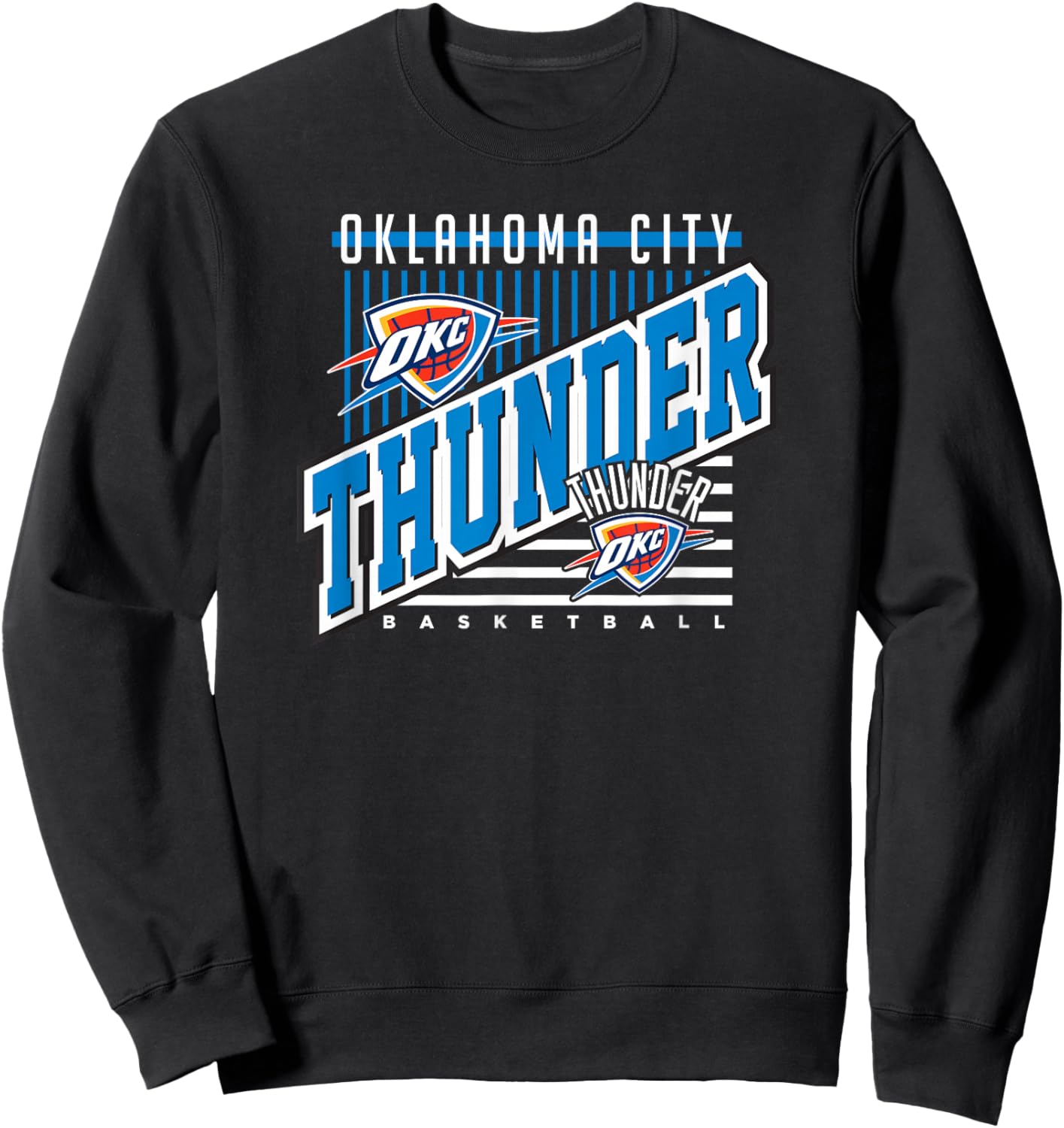 Oklahoma City Thunder NBA Team - Black, Small, -Adults & -Kids Sweatshirt - Sweatshirt | Black