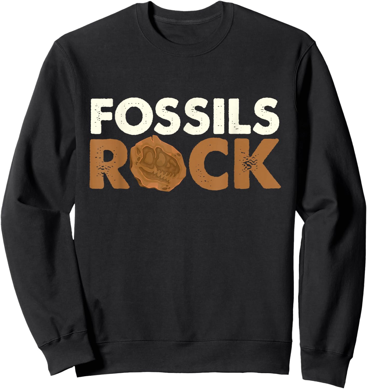 Fossils Rock - Rock Collector Geode Hunter Geology Sweatshirt - Sweatshirt | Black