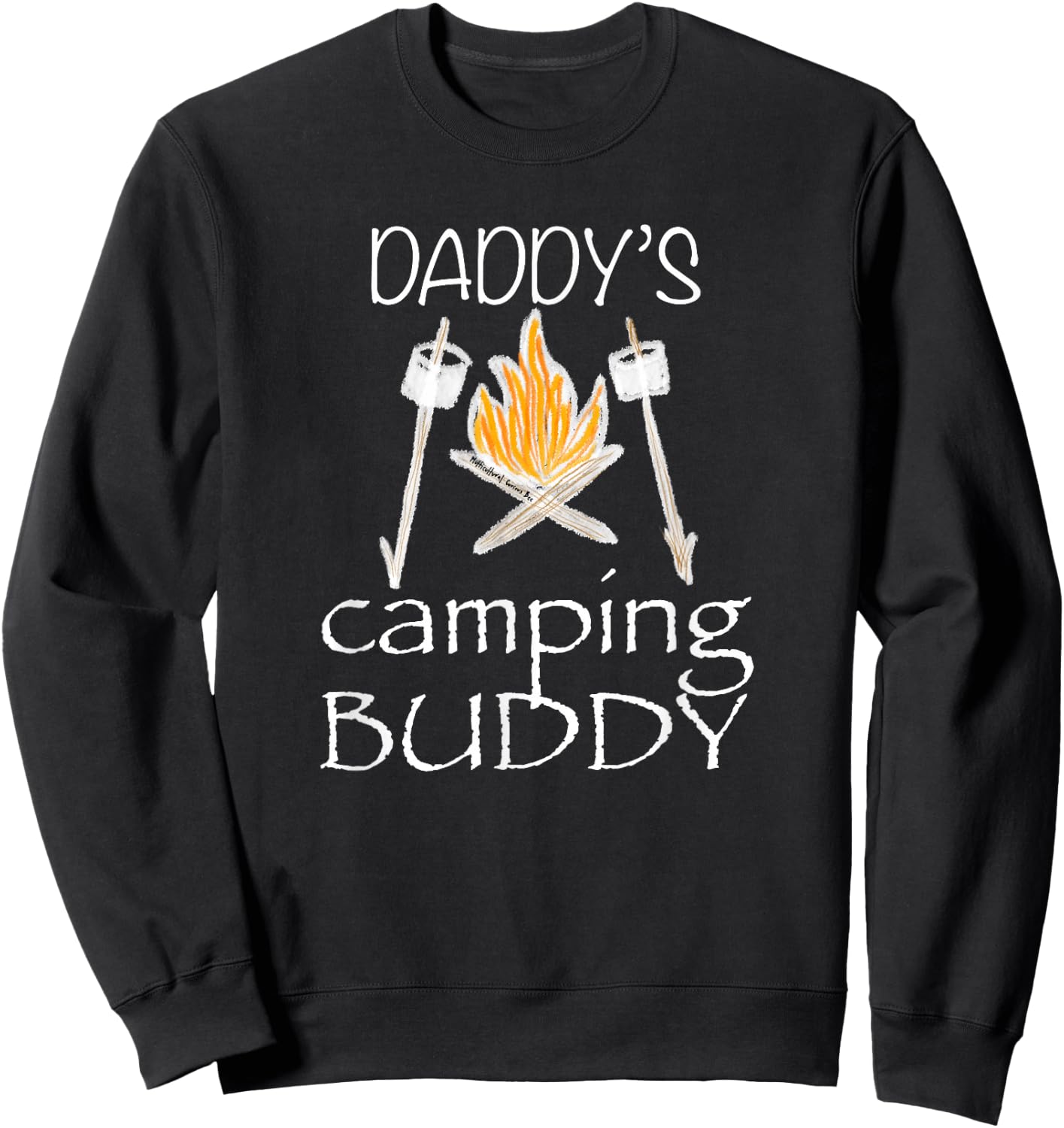 Daddy's camping buddy Sweatshirt - Sweatshirt | Black