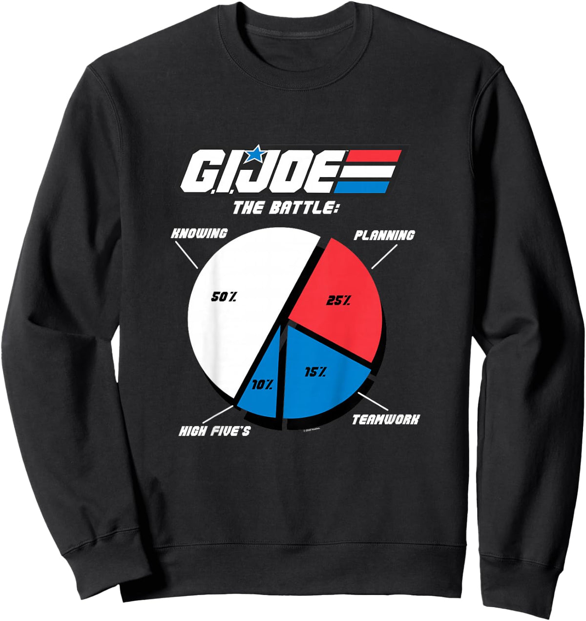 Kids G.I. Joe A Real American Hero The Battle Plan Pie Chart Sweatshirt - Sweatshirt | Black