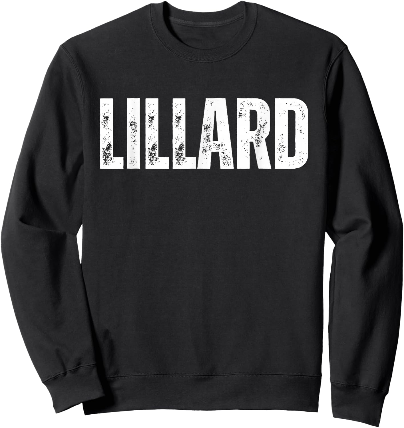 Lillard Graphic Sweatshirt - Sweatshirt | Black