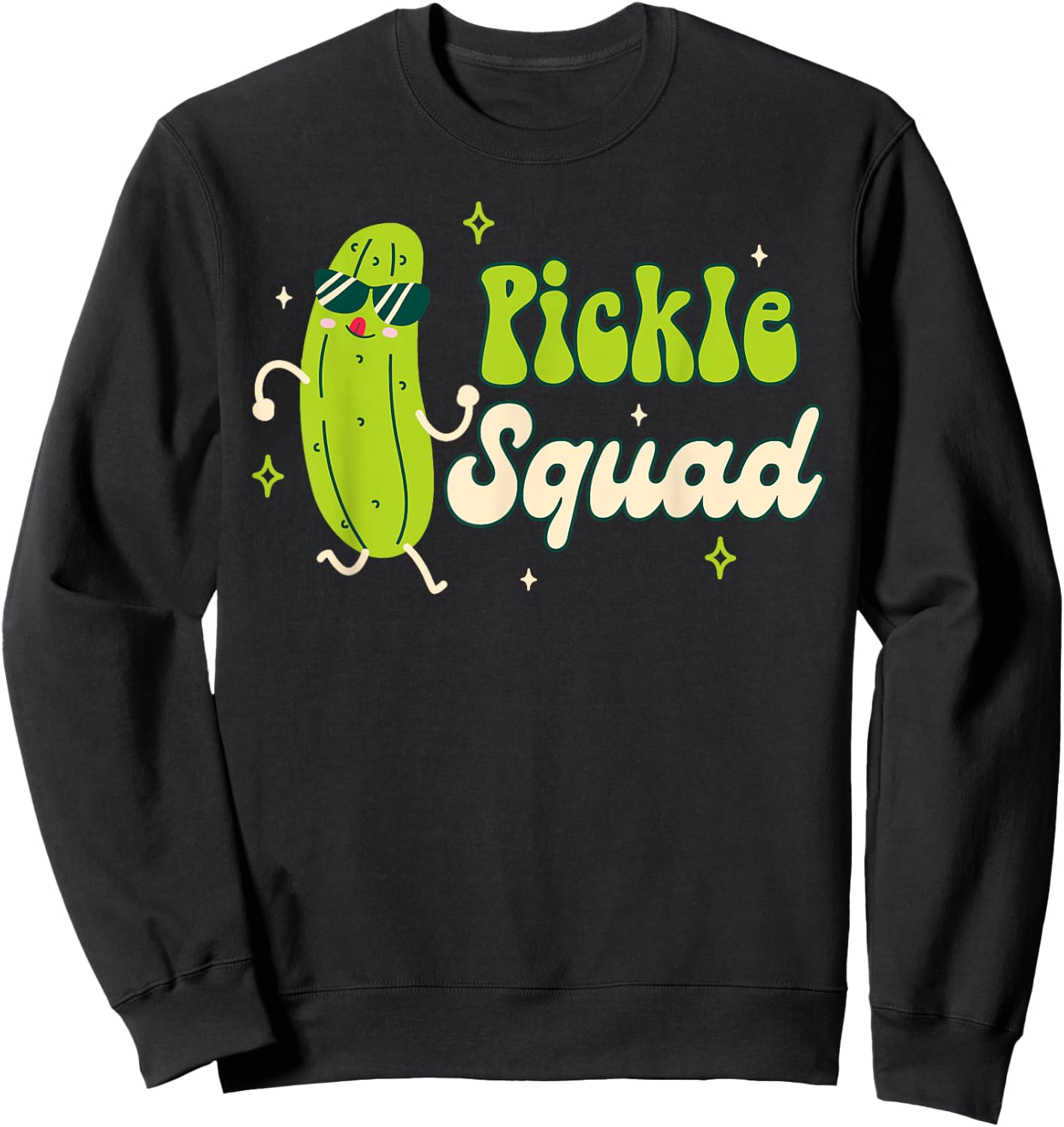 Bridesmaid Bride Babe Pickle Lover Bachelorette Pickle Squad Sweatshirt - Sweatshirt | Black