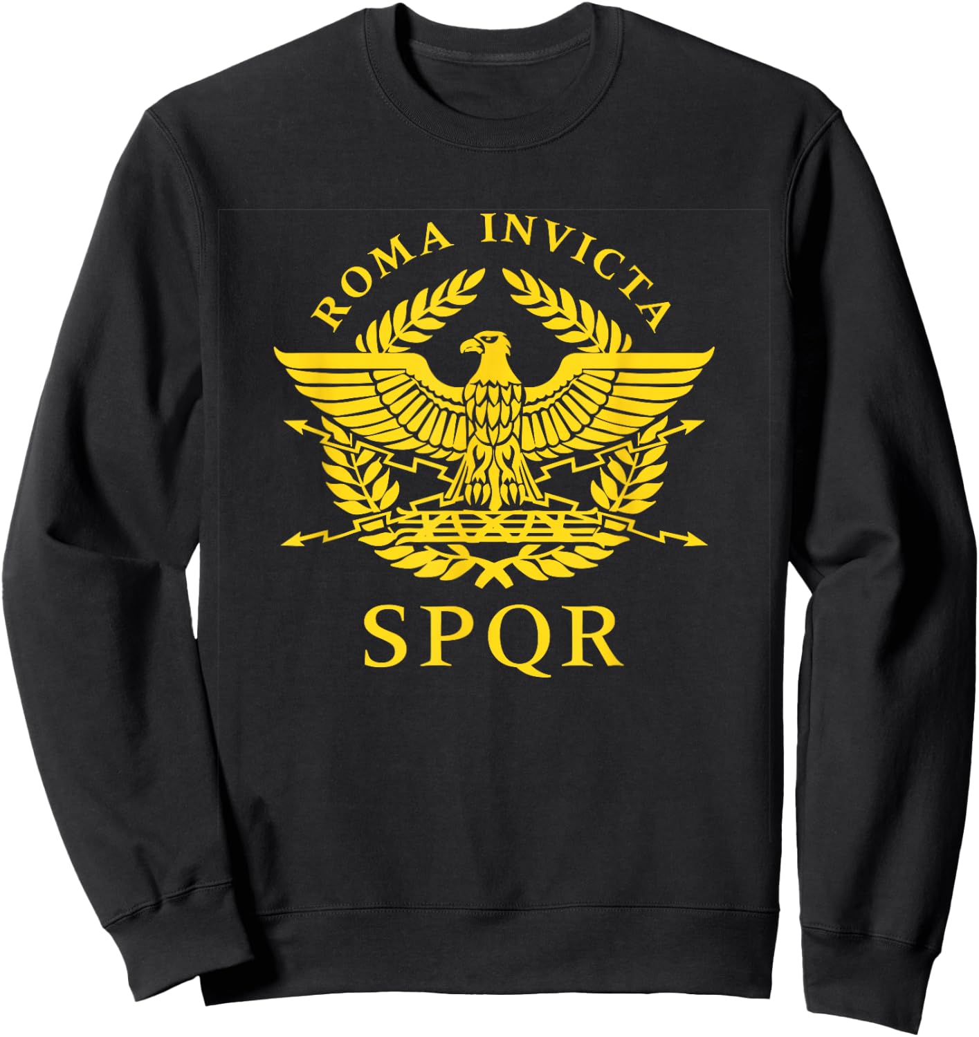 Roma Invicta SPQR Roman Eagle Sweatshirt - Sweatshirt | Black