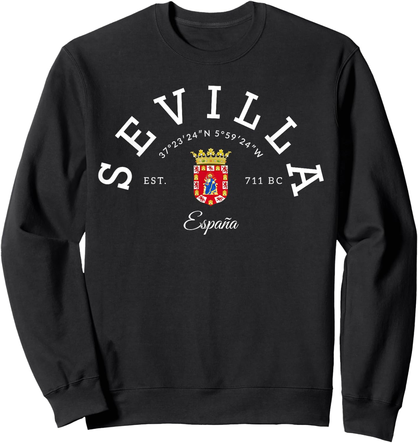 Sevilla Spain Sevilla travel Sevilla family vacation Trip Sweatshirt - Sweatshirt | Black