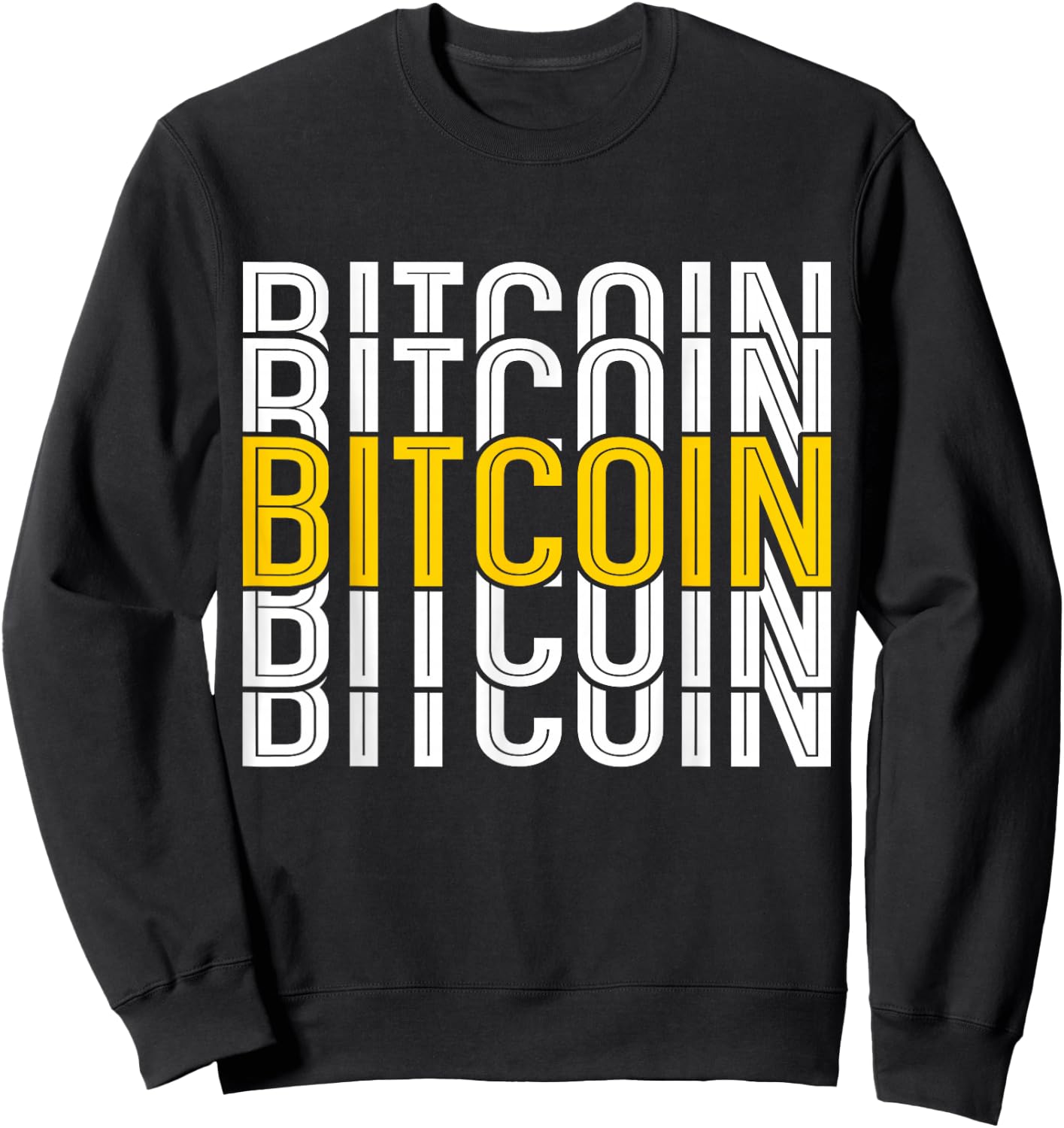 Bitcoin Multi BTC Sweatshirt - Sweatshirt | Black