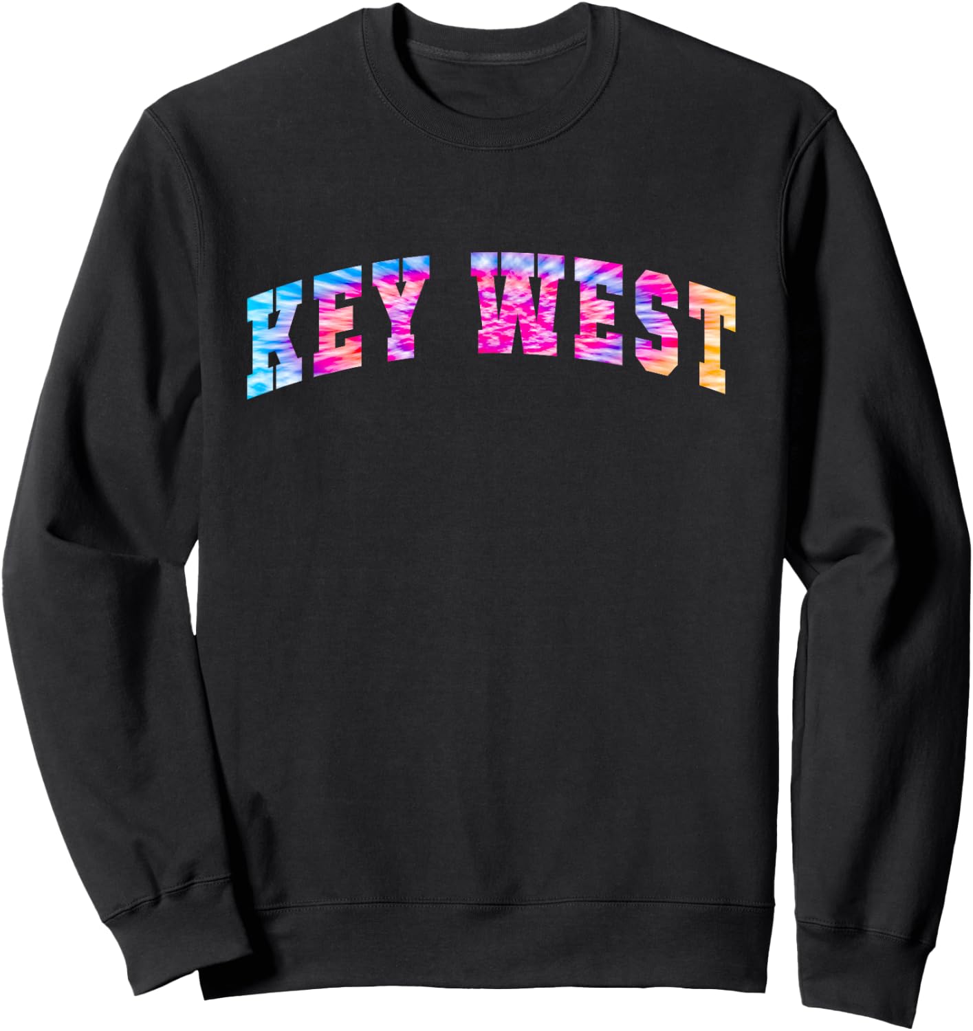 KEY WEST Kids Spring Break Trip Surf Collegiate Summer Sweatshirt - Sweatshirt | Black