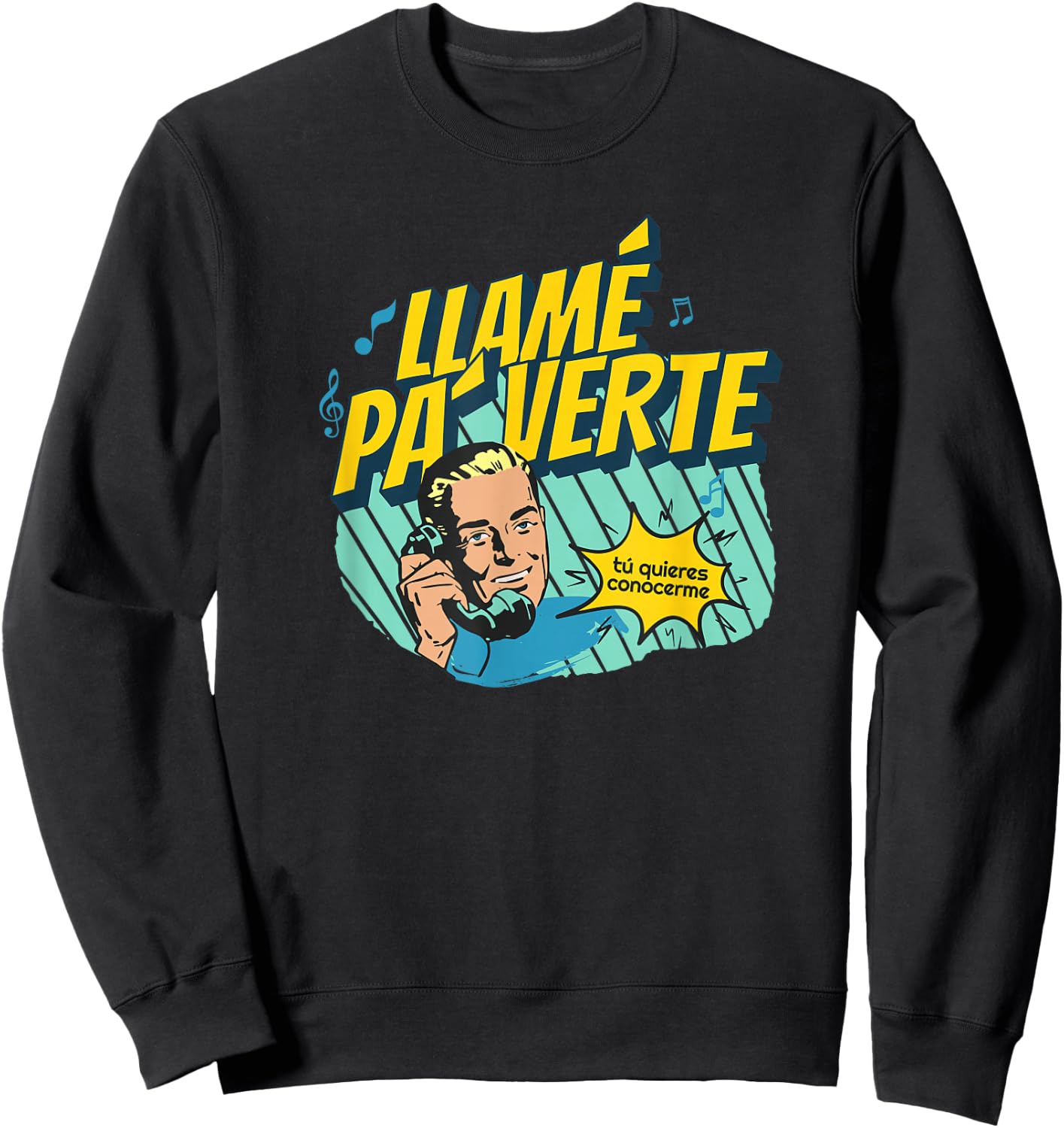 Reggaeton Viejo I Love regeton Old Classic 90s Vintage 2000s Sweatshirt - Sweatshirt | Black