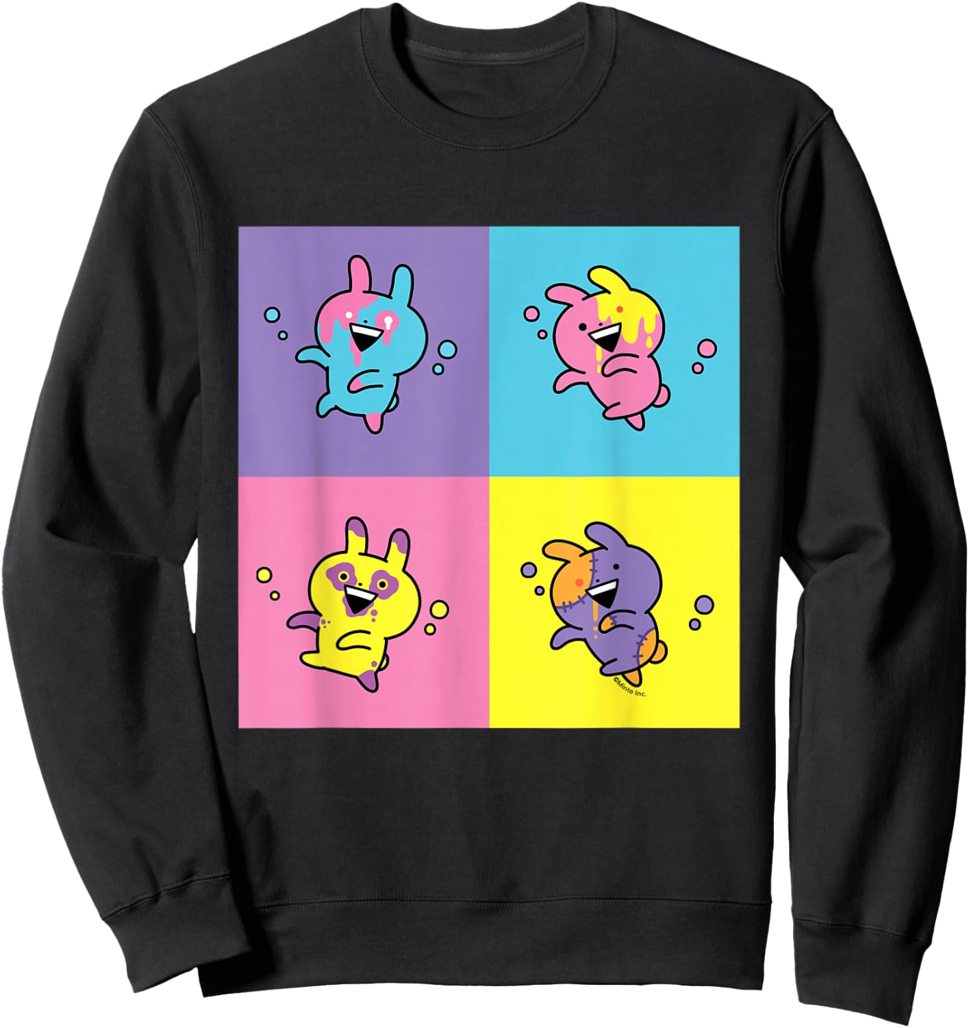 Usagyuuun Four Multicoloured Usagyuuuns Sweatshirt - Sweatshirt | Black
