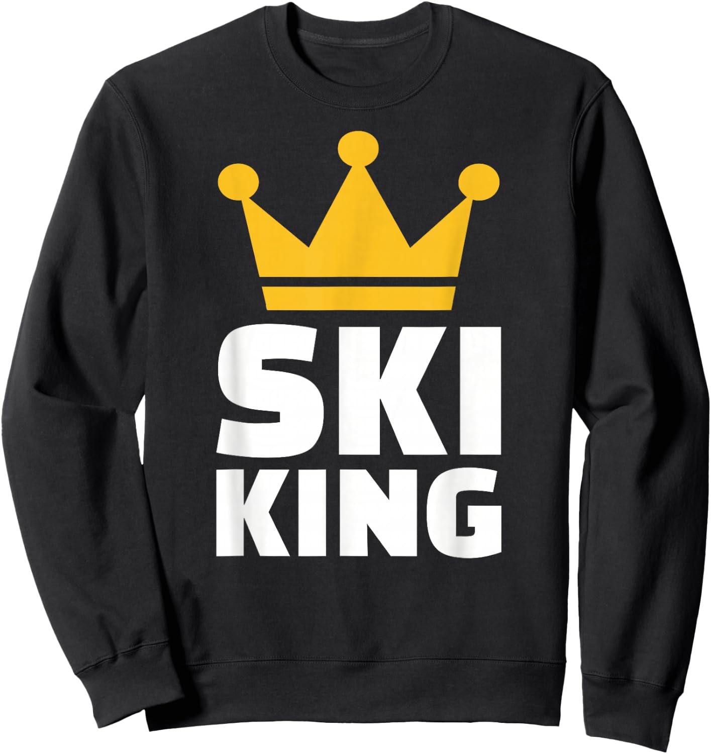 Ski king Sweatshirt - Sweatshirt | Black