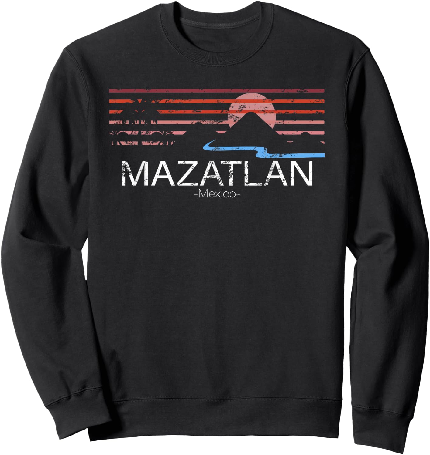 Mazatlan Mexico Sweatshirt - Sweatshirt | Black