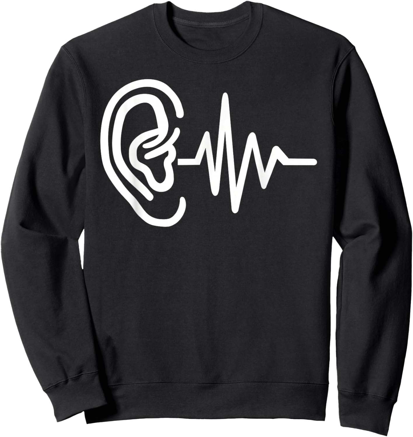 Ear Frequency Sweatshirt - Sweatshirt | Black