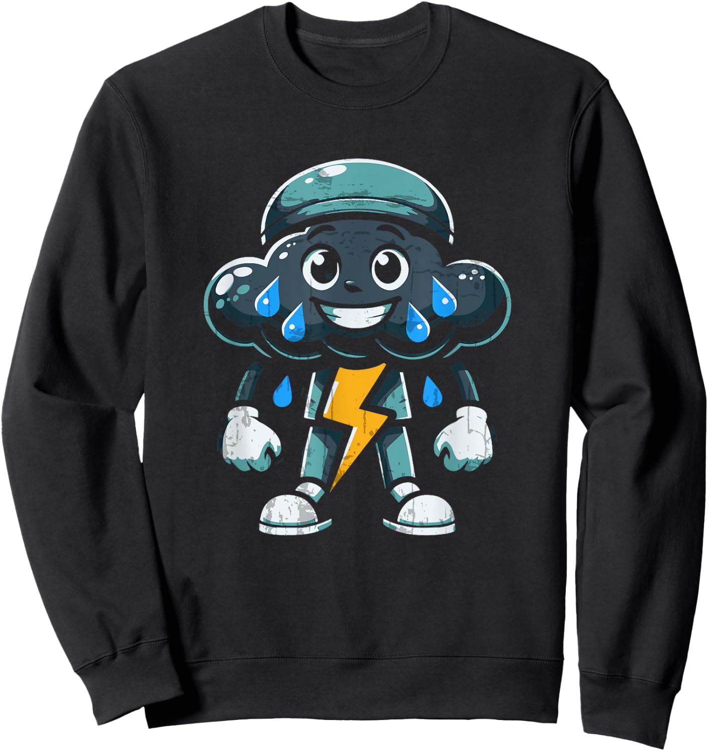 Doctor MD Medical School Nurse Nursing Black Cloud Sweatshirt - Sweatshirt | Black