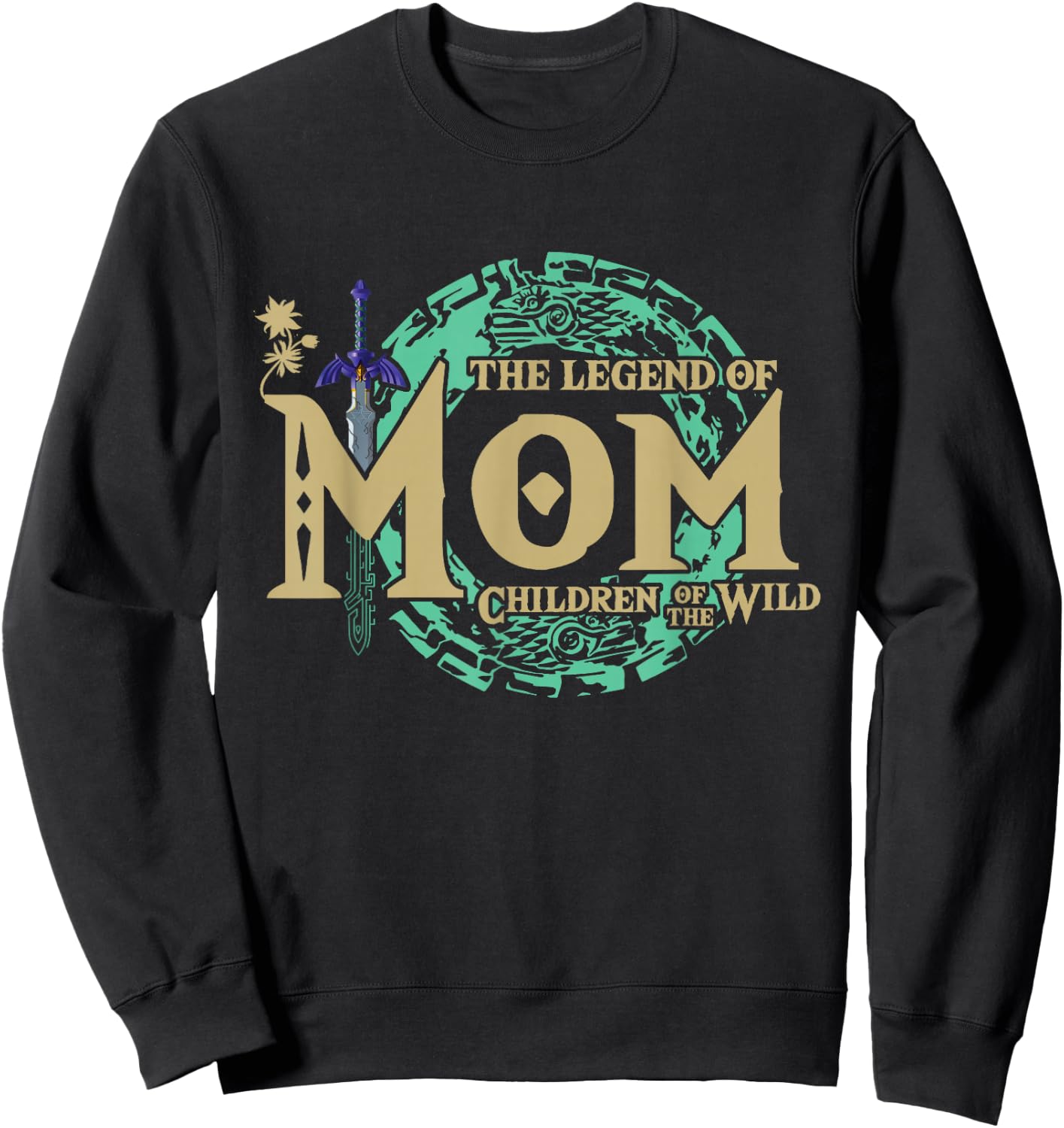 The Legend Of Mom Mother Vibes Mothers Day Sweatshirt - Sweatshirt | Black