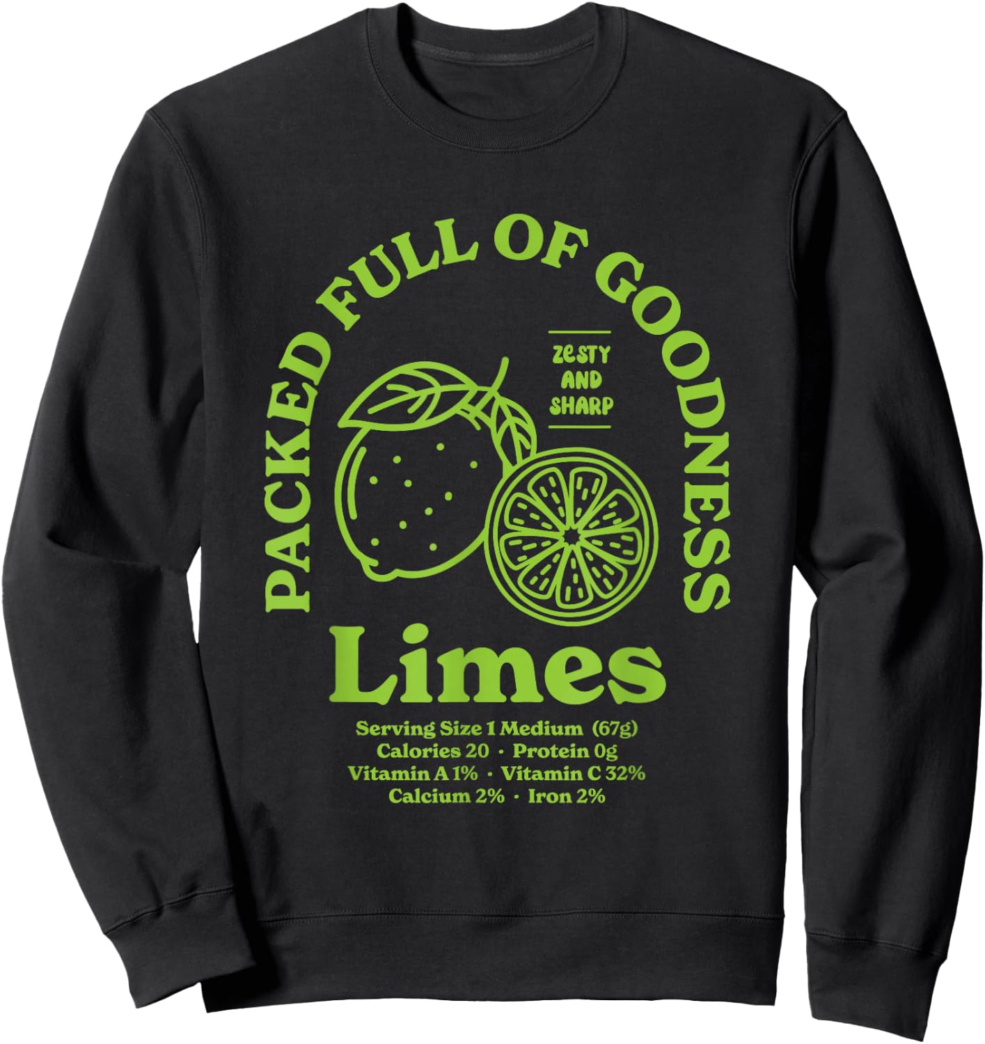 Limes Sweatshirt - Sweatshirt | Black