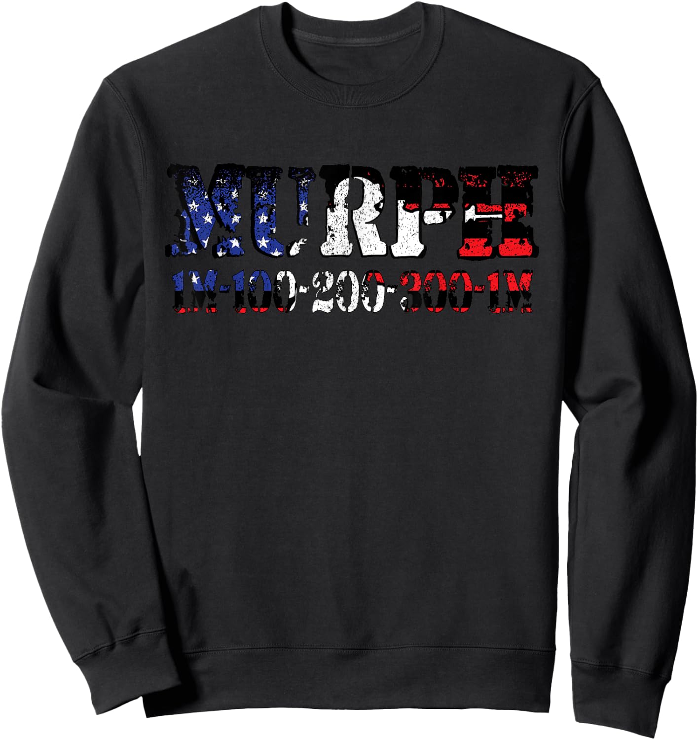 Fitness WOD Murph Gym Workout crosstraining Sweatshirt - Sweatshirt | Black