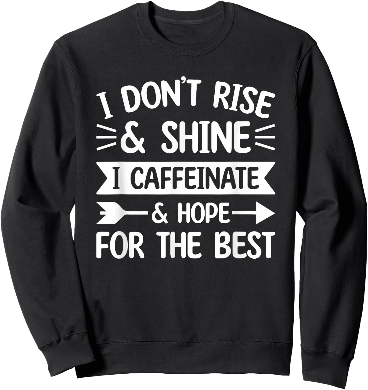 Funny Coffee - Coffee Lover Saying Mom Wine Sweatshirt - Sweatshirt | Black