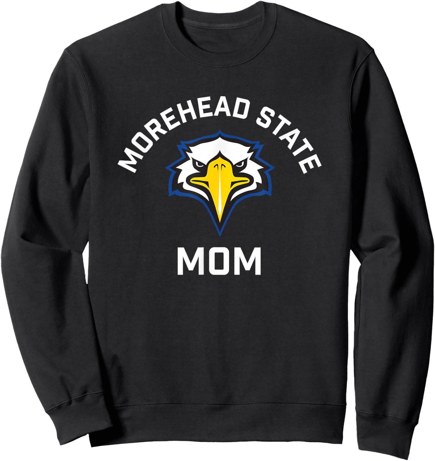 Morehead State University Eagles Arched Mom Sweatshirt - Sweatshirt | Black