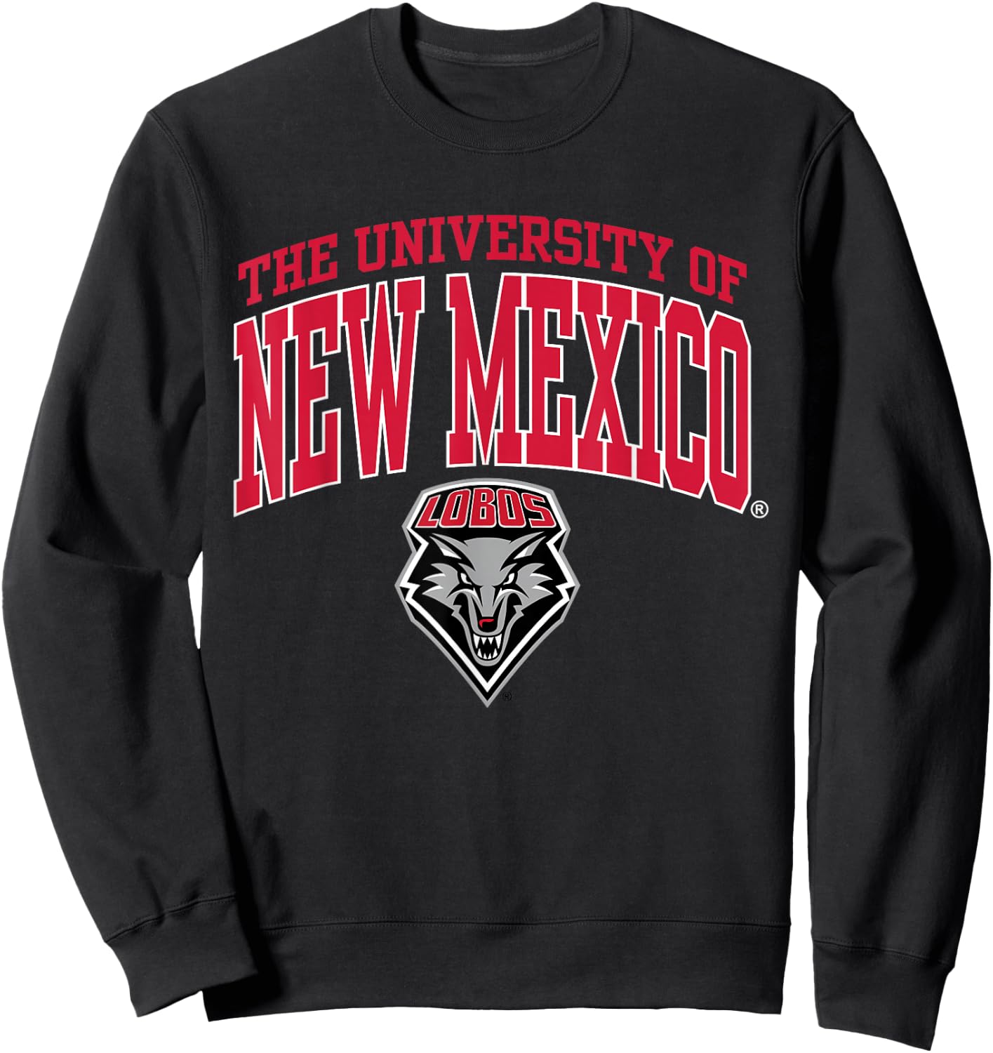 New Mexico Lobos | Official NCAA Merch | NCAFNMU02 Sweatshirt - Sweatshirt | Black