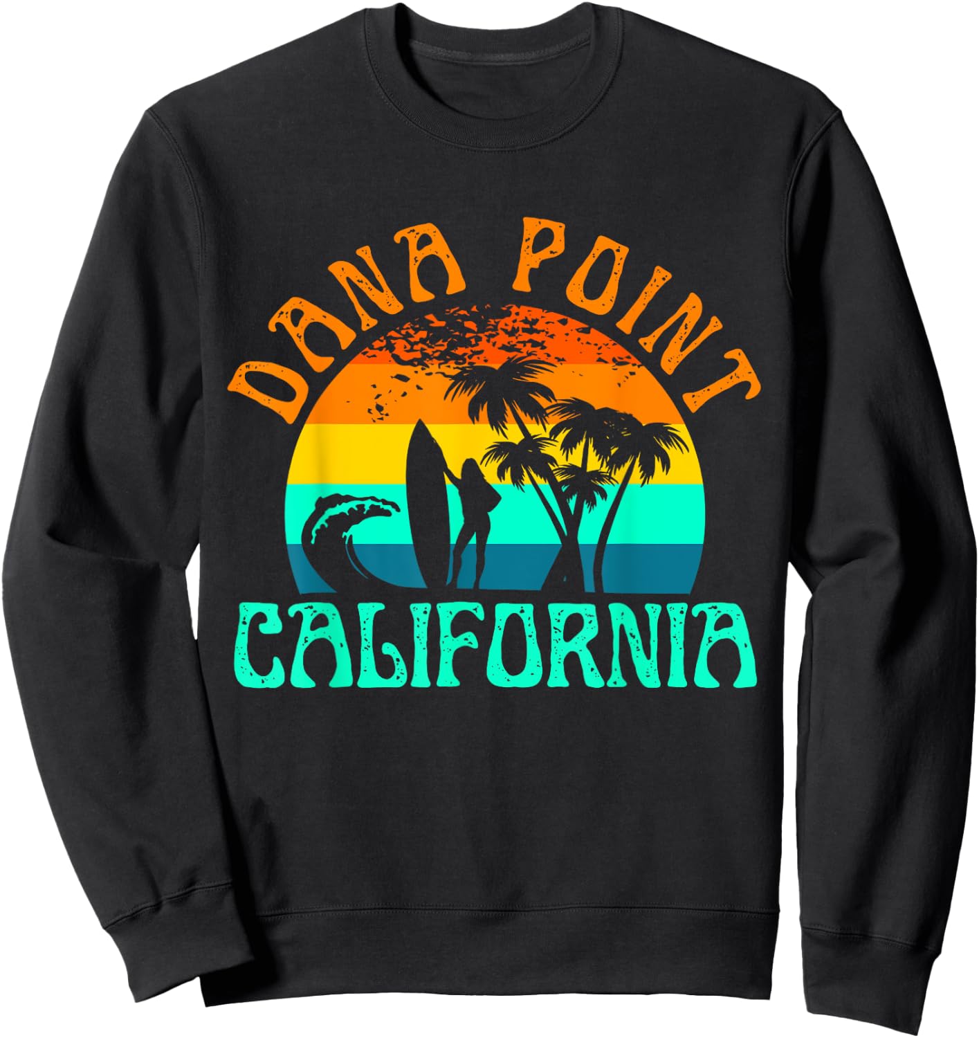 Dana Point Beach Sweatshirt - Sweatshirt | Black