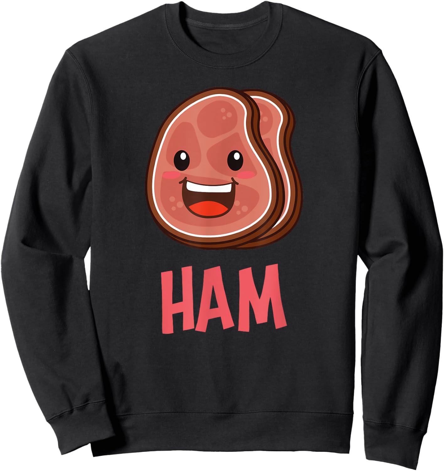 Ham & Cheese Matching Couple Halloween Best Friends Sweatshirt - Sweatshirt | Black