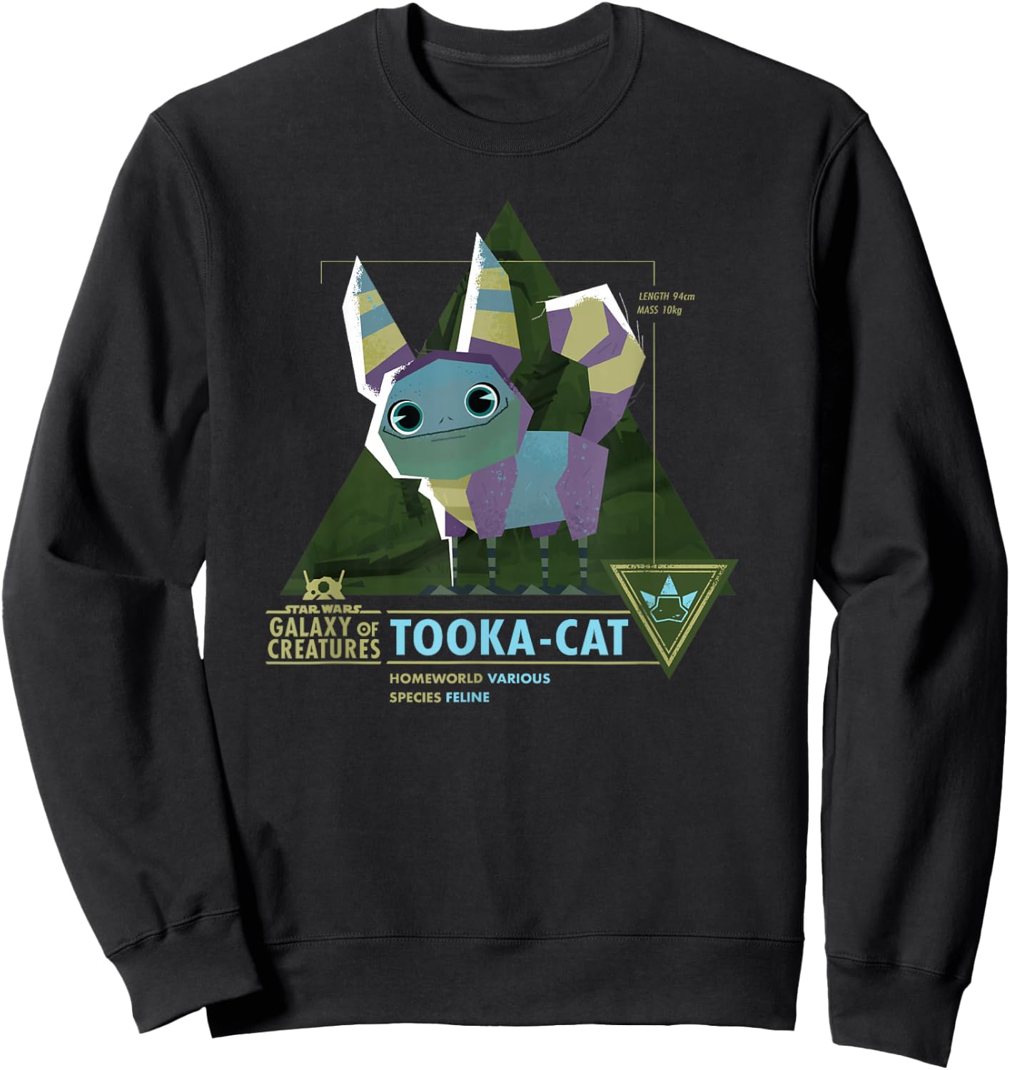 Star Wars Galaxy of Creatures Tooka-Cat Feline Sweatshirt - Sweatshirt | Black