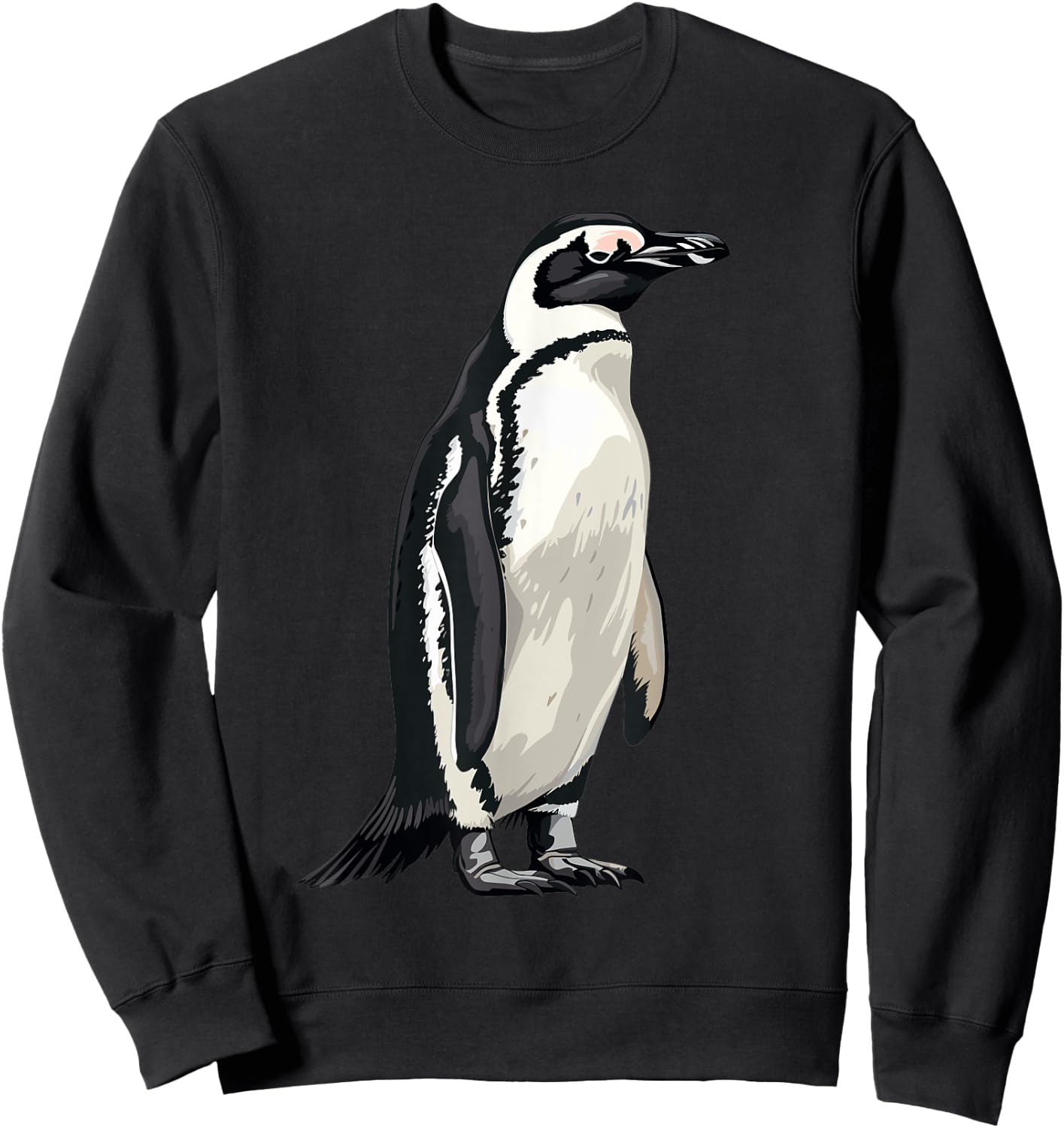Penguin Women Design Penguin Graphic , Black, Small Sweatshirt - Sweatshirt | Black