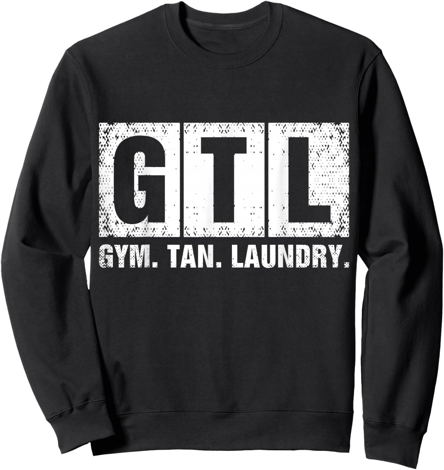 GTL Gym Tan Laundry Italian Flag Sweatshirt - Sweatshirt | Black
