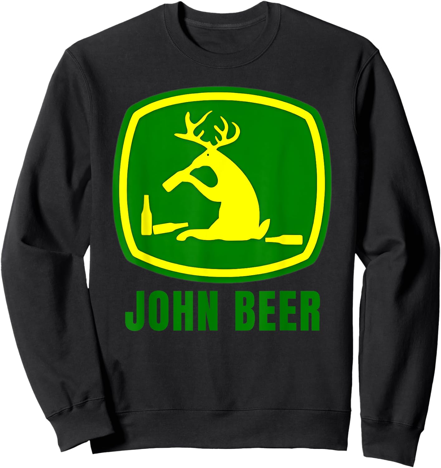 John Beer - funny Sweatshirt - Sweatshirt | Black