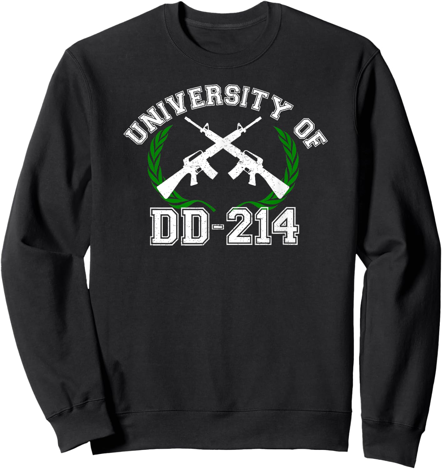 University of DD-214 Shirt Military Veteran DD214 Sweatshirt - Sweatshirt | Black