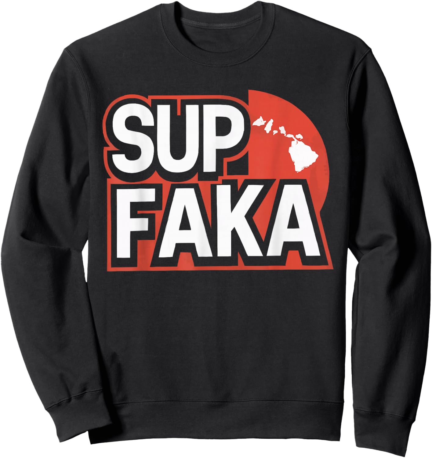 Kanaka Maoli Native Hawaiian Islands Hawaii Flag Sweatshirt - Sweatshirt | Black