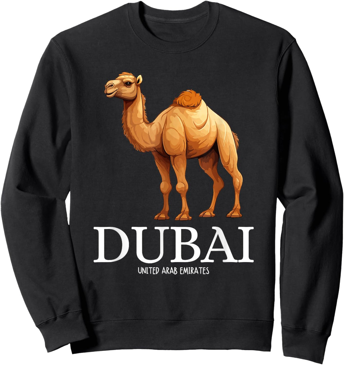 Dubai Camel Souvenir Sweatshirt - Sweatshirt | Black