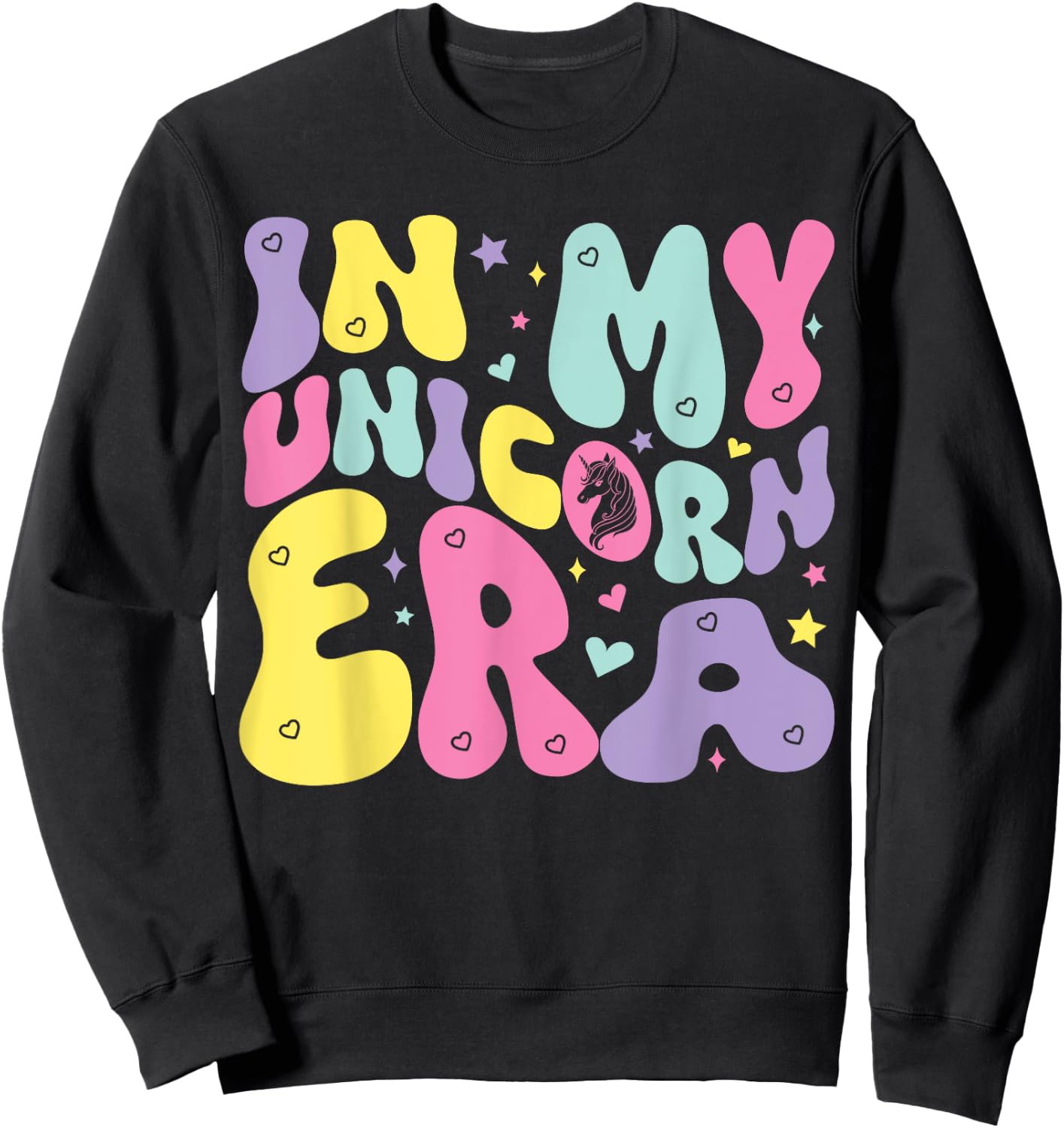 In My Unicorn Era Sweatshirt - Sweatshirt | Black