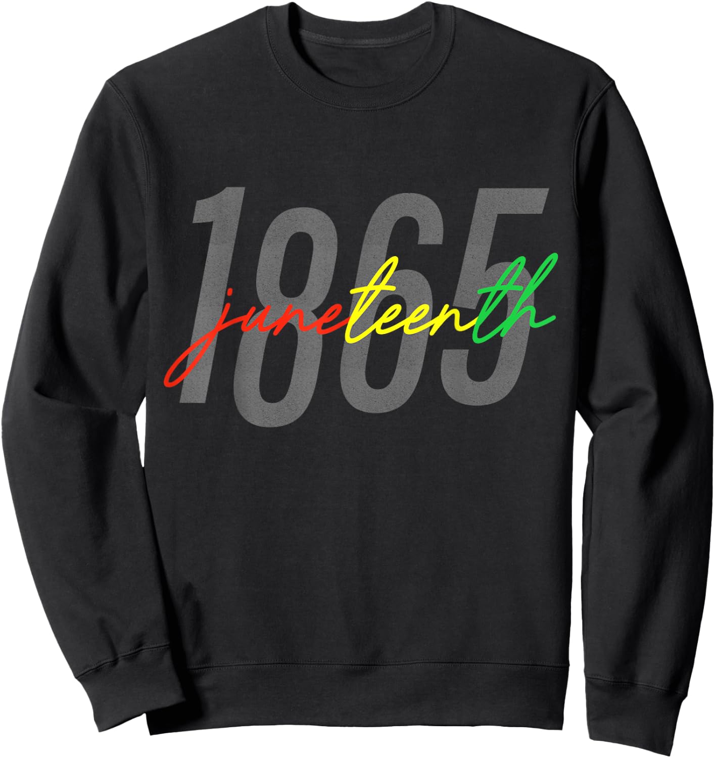 Juneteenth 2024 Celebrate Black Freedom 1865 Women Sweatshirt - Sweatshirt | Black