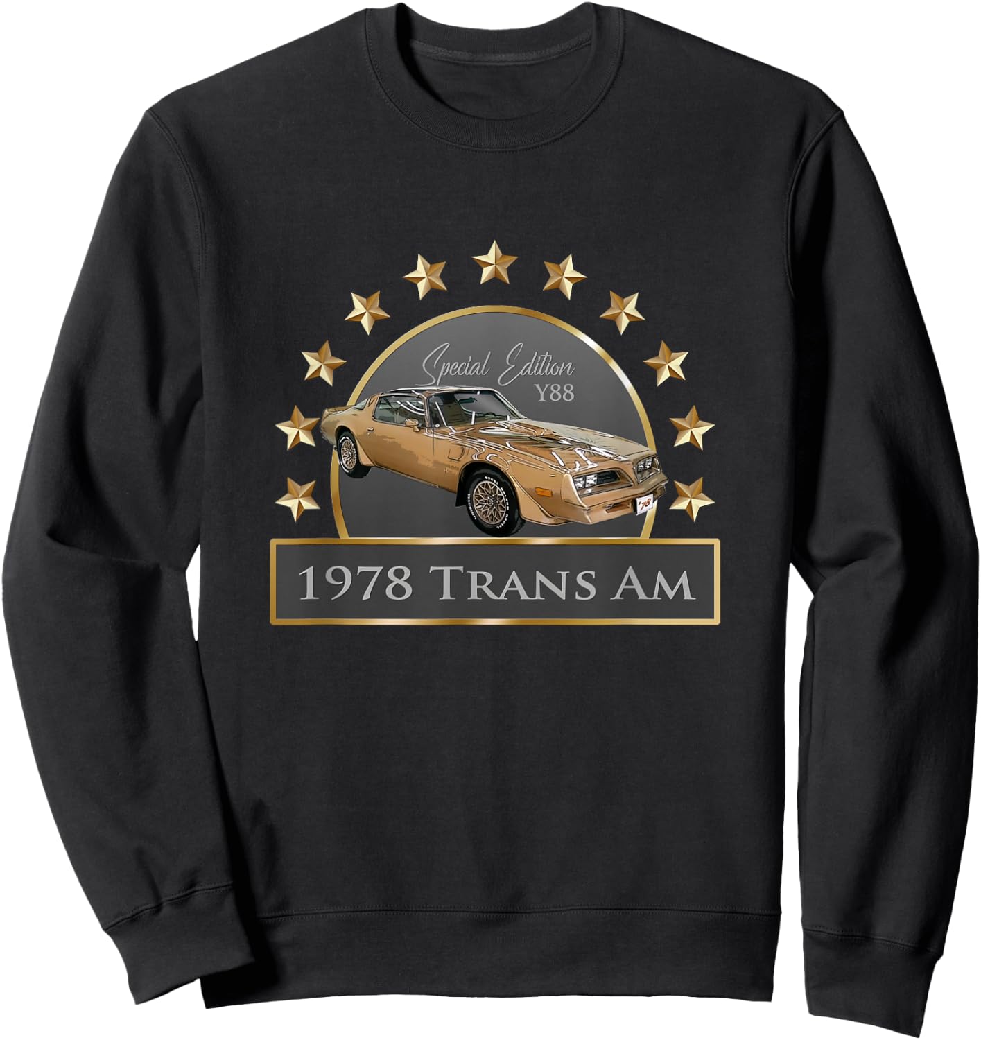Vintage 1978 Special Edition Trans Am Y88, American Muscle Sweatshirt - Sweatshirt | Black