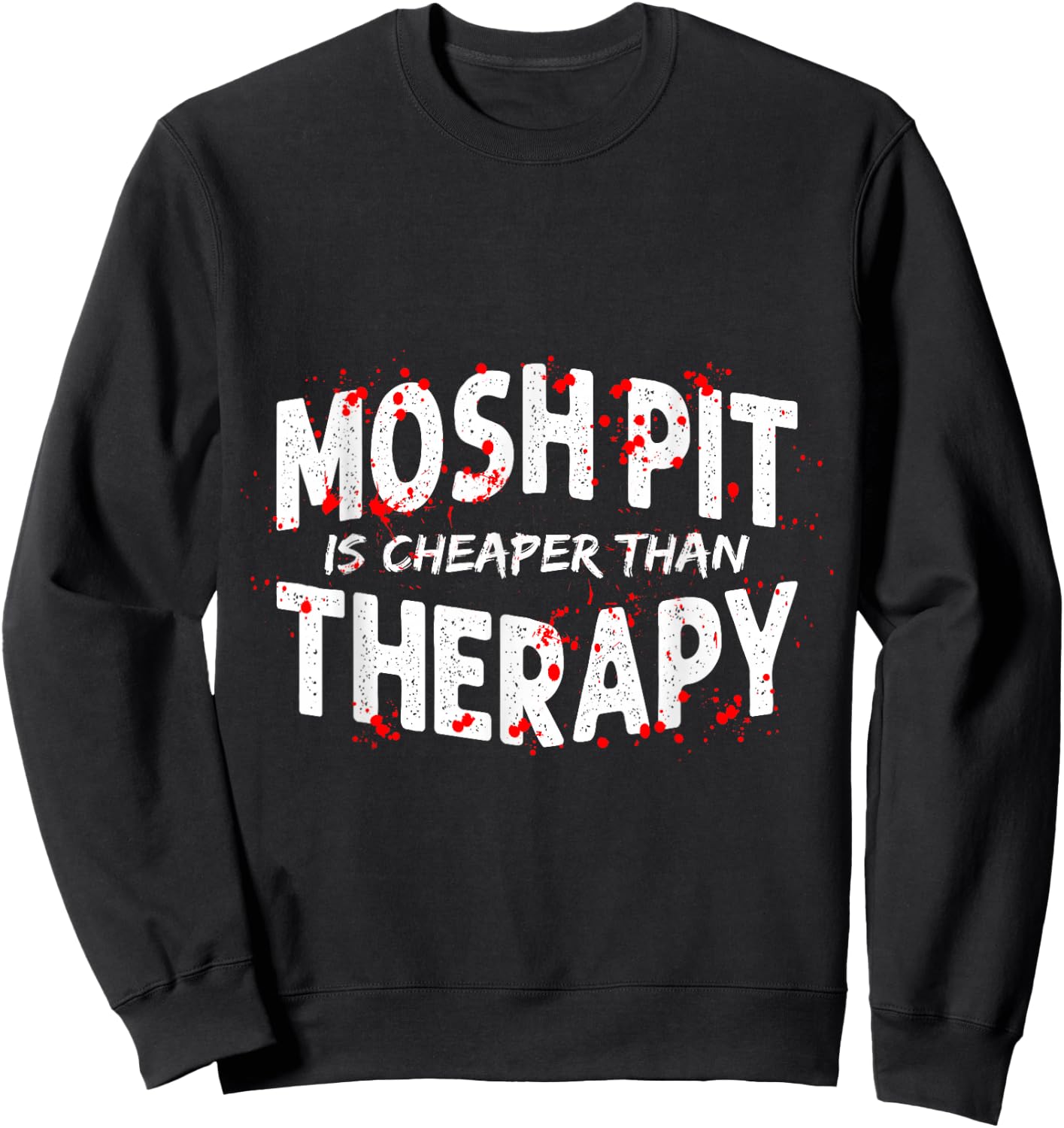 Heavy Metal Trash Metal Metalhead Music Sweatshirt - Sweatshirt | Black