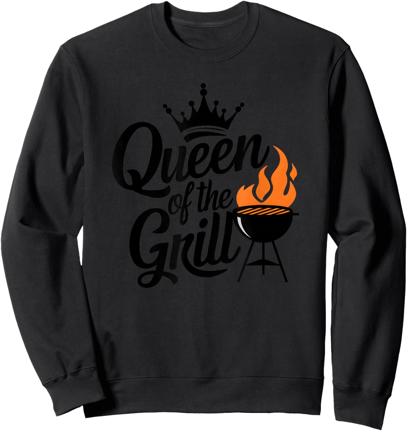 Queen of the Grill Sweatshirt - Sweatshirt | Black