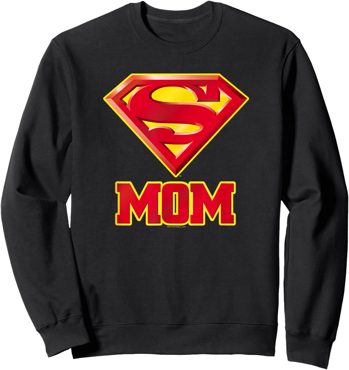 Superman Super Mom Sweatshirt - Sweatshirt | Black
