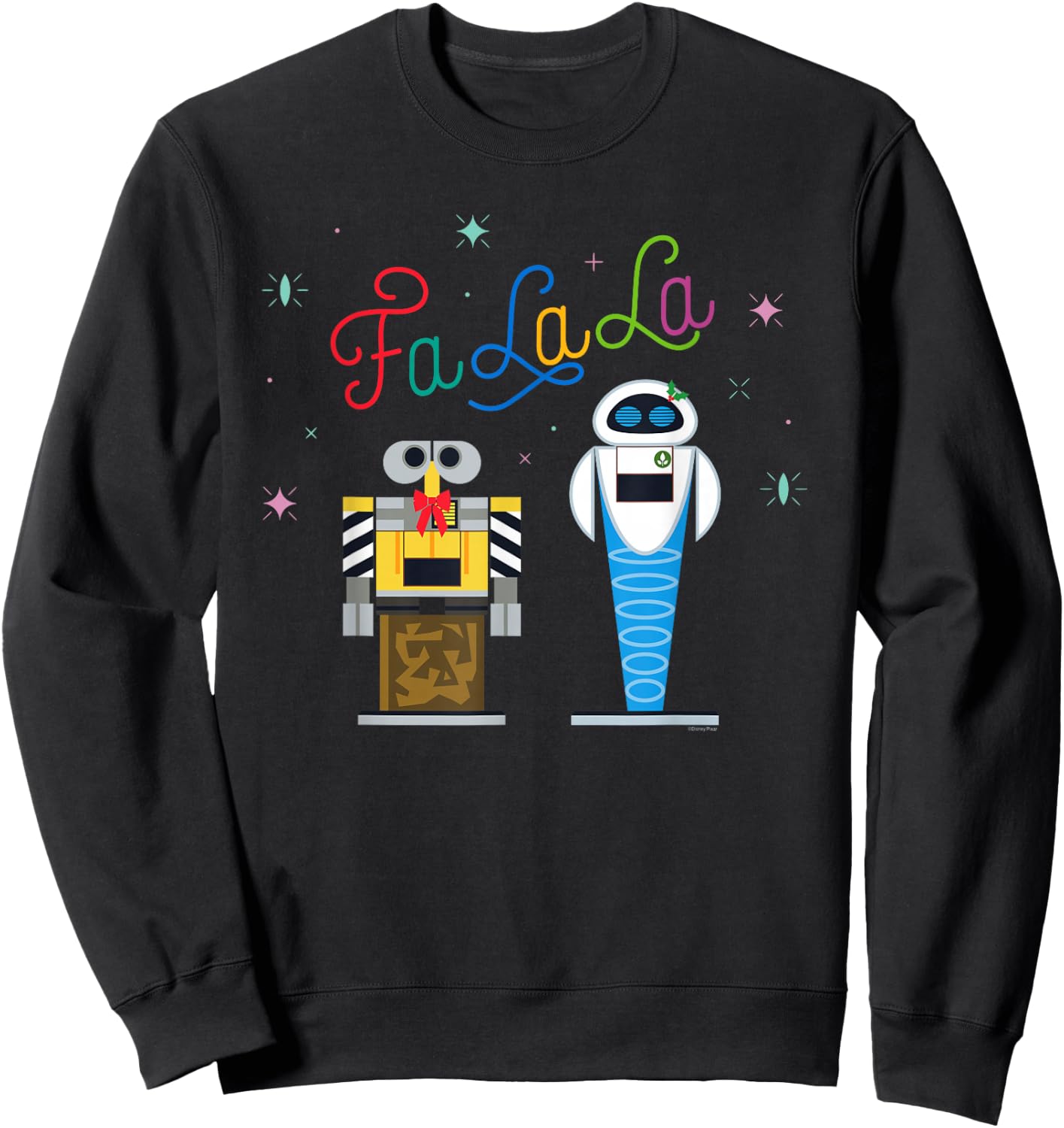 Disney and Pixar’s WALL-E Christmas Holiday Nutcrackers Sweatshirt - Sweatshirt | Black