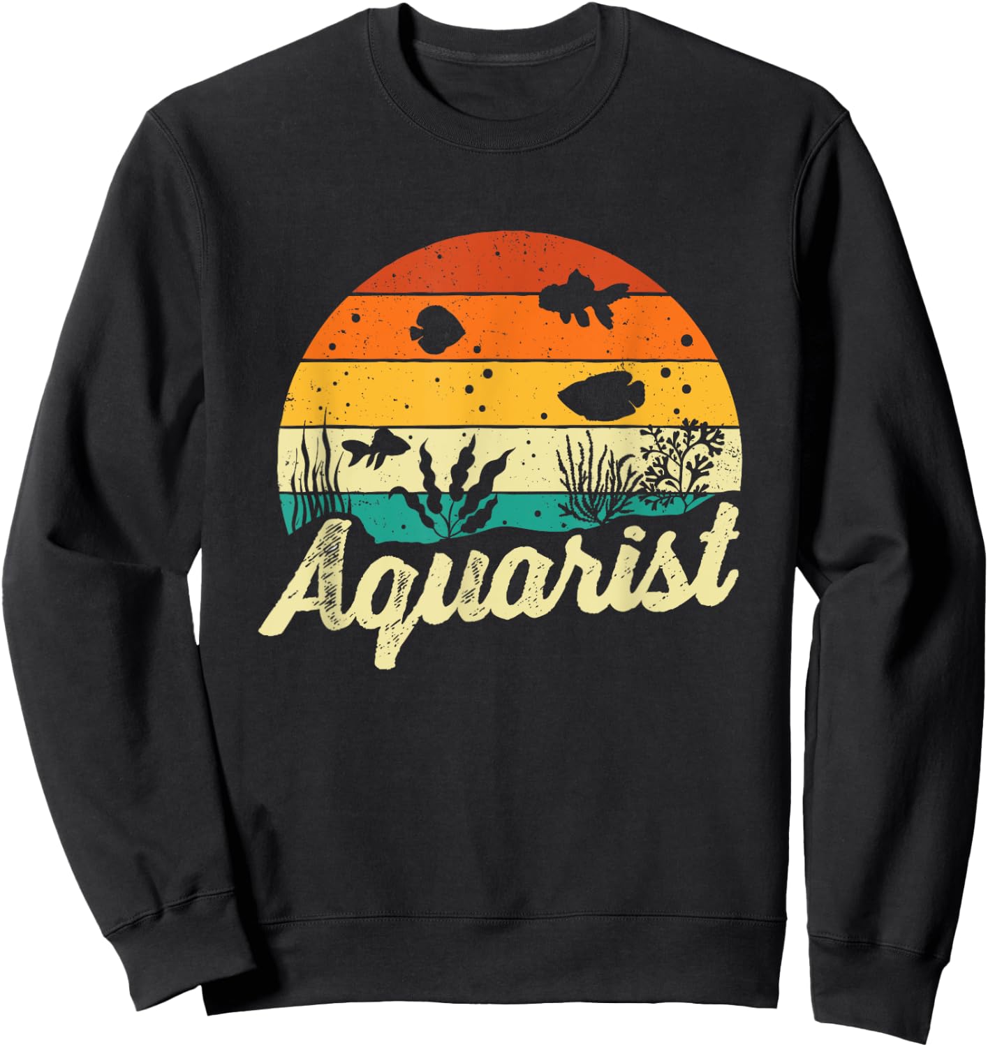 Aquarist - Fishkeeper Fishkeeping Fish Tank Sweatshirt - Sweatshirt | Black