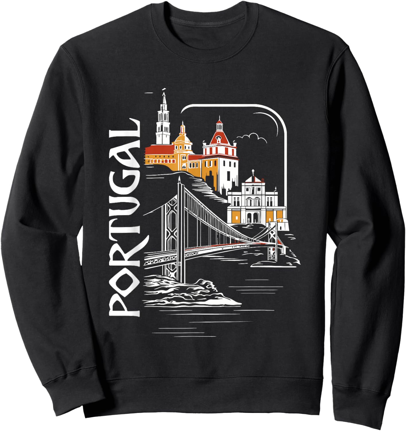 Portugal Lover - Typical Portuguese Vacation Souvenir Sweatshirt - Sweatshirt | Black