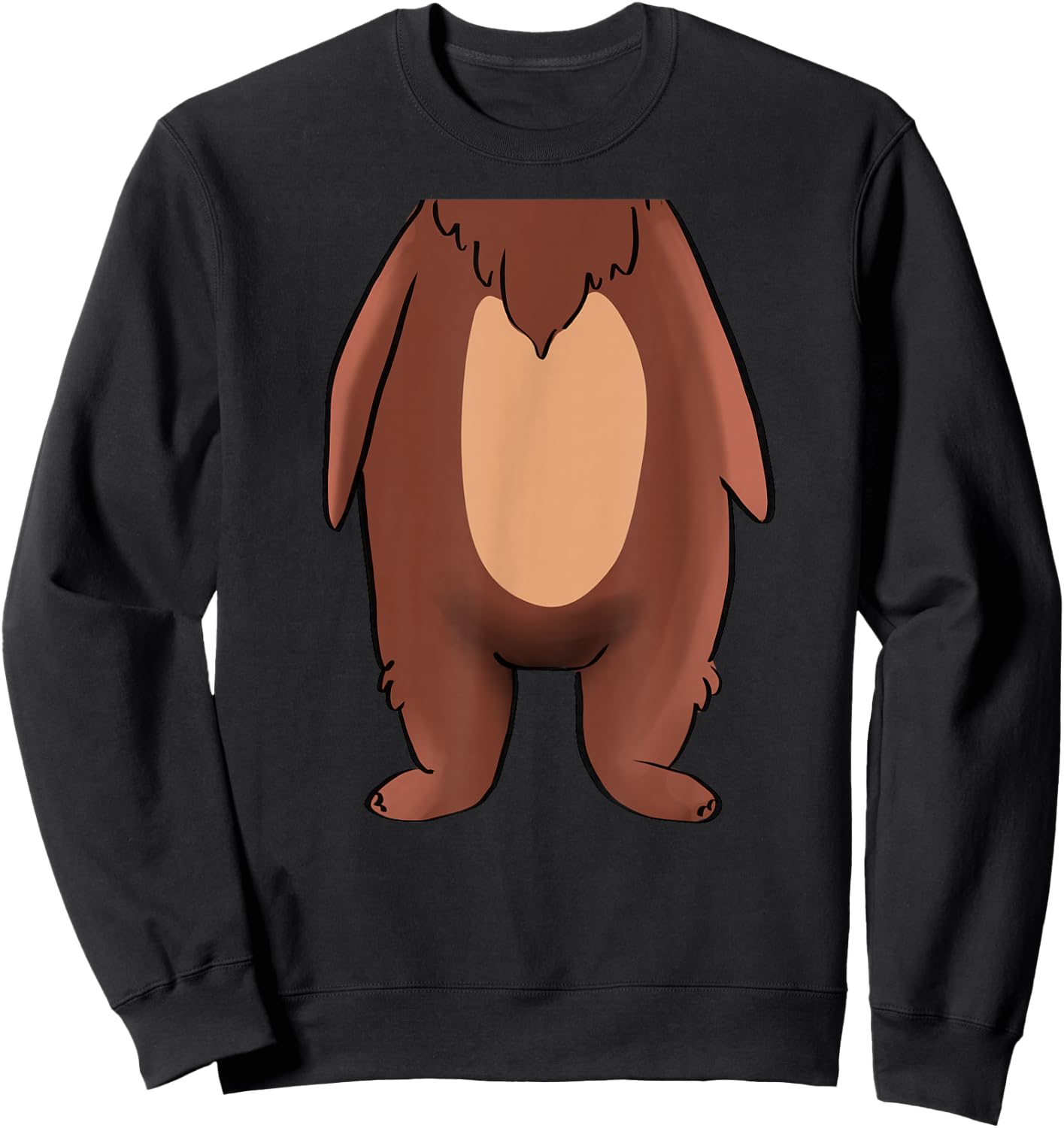 Easy Bear Halloween Costume Sweatshirt - Sweatshirt | Black