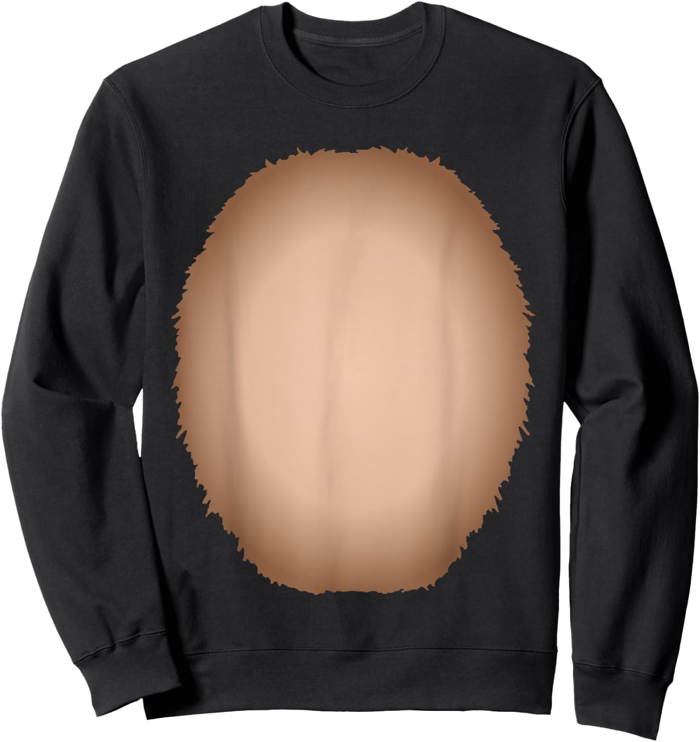 Funny lazy DIY bear belly and back costume halloween party Sweatshirt - Sweatshirt | Black