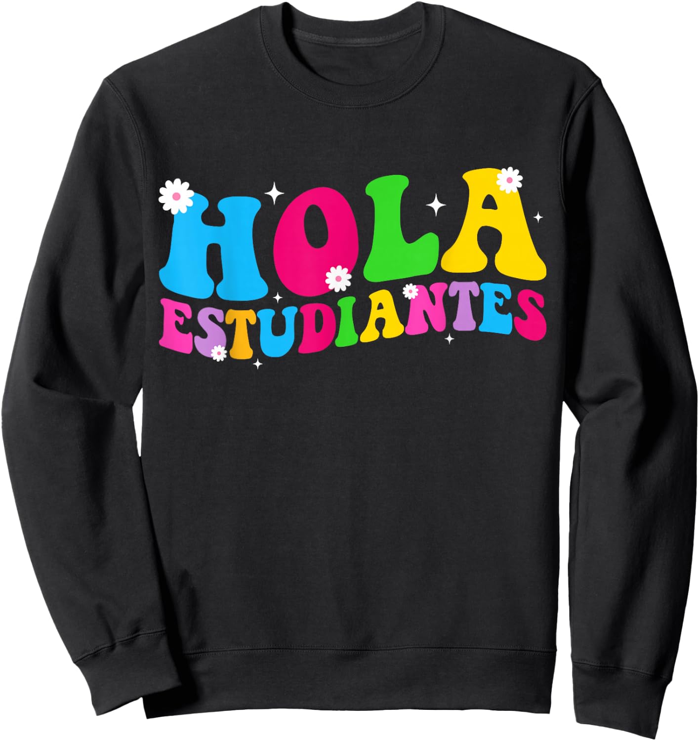 Spanish Teacher Shirt Men Maestra Back To School Sweatshirt - Sweatshirt | Black