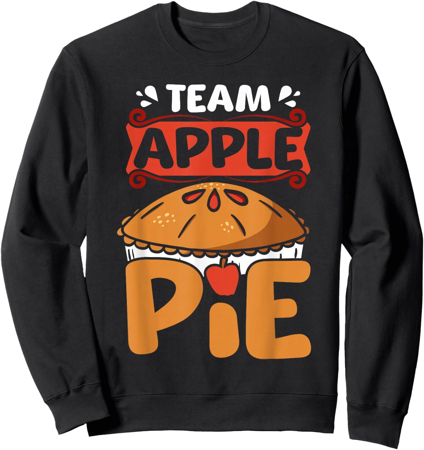Team Apple pie Sweatshirt - Sweatshirt | Black