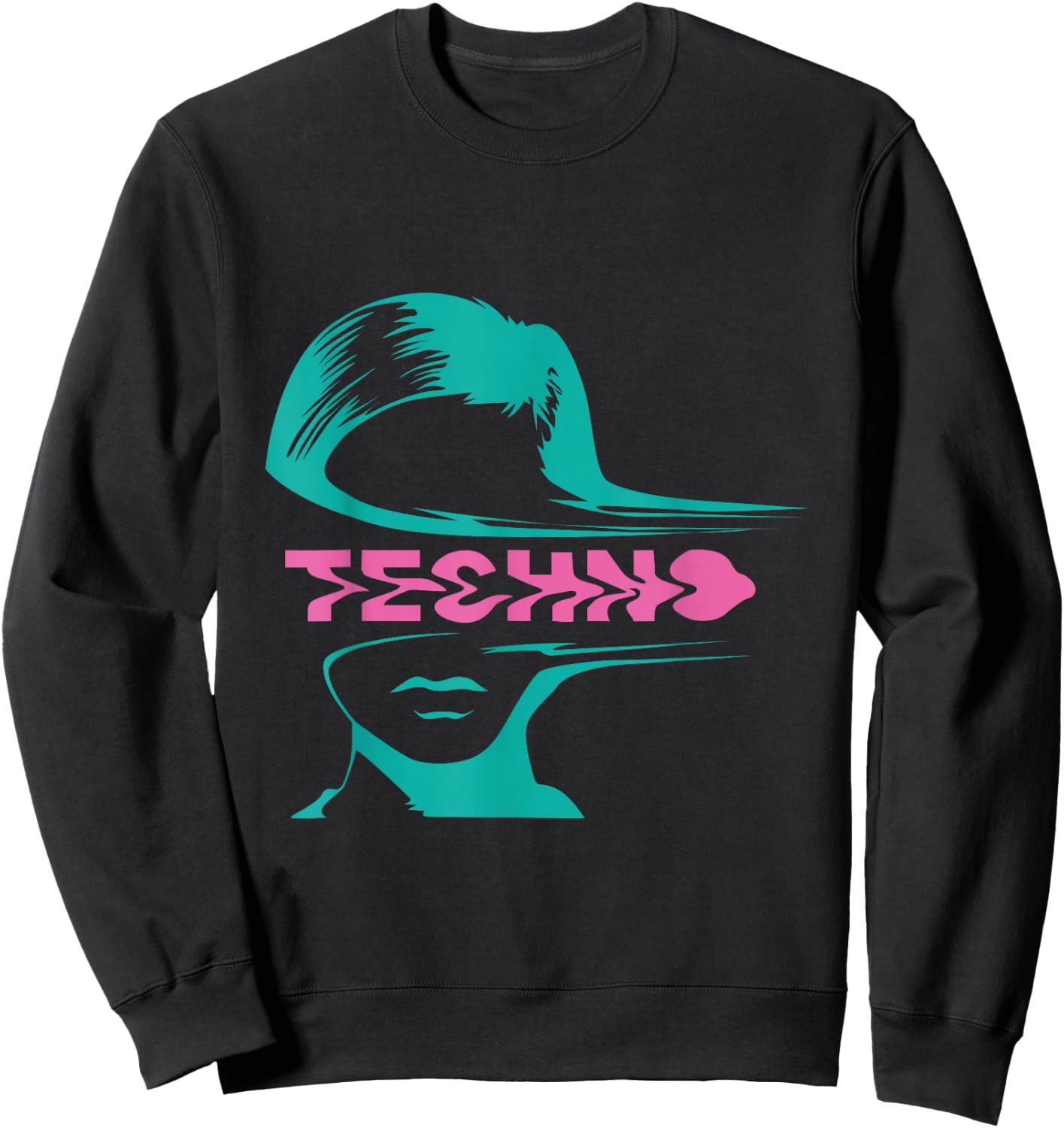 Techno Music Techno Fan Musician DJ Sweatshirt - Sweatshirt | Black