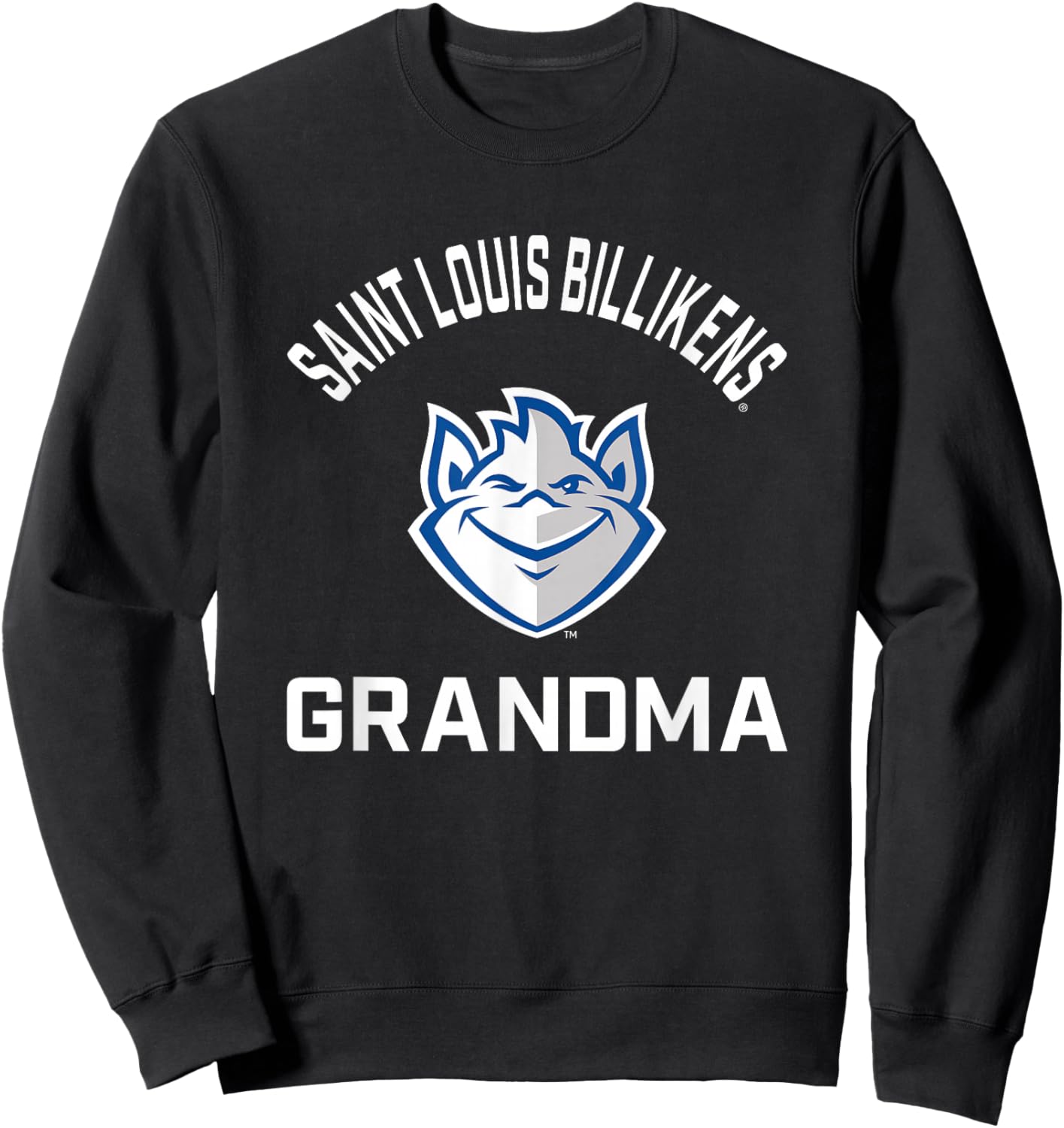 Saint Louis University SLU Billikens Arched Grandma Sweatshirt - Sweatshirt | Black