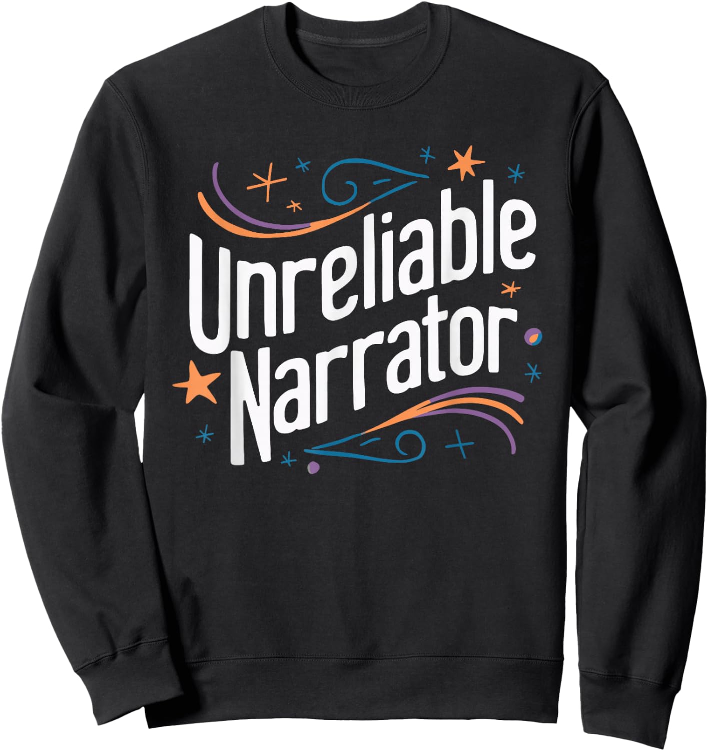 Unreliable Narrator Sweatshirt - Sweatshirt | Black